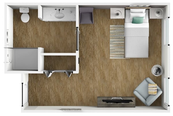 Montibello-Suite-_-One-Bathroom-308-1